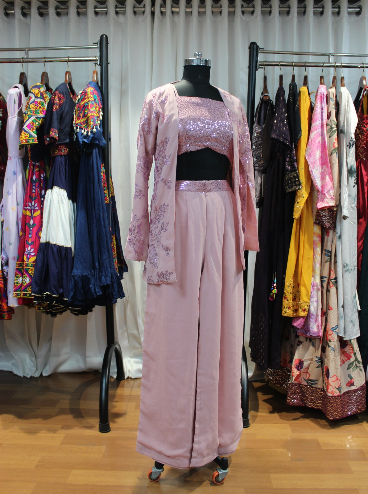 New Designer Exclusive Stitched Ethnic Co-Ords Set Collection