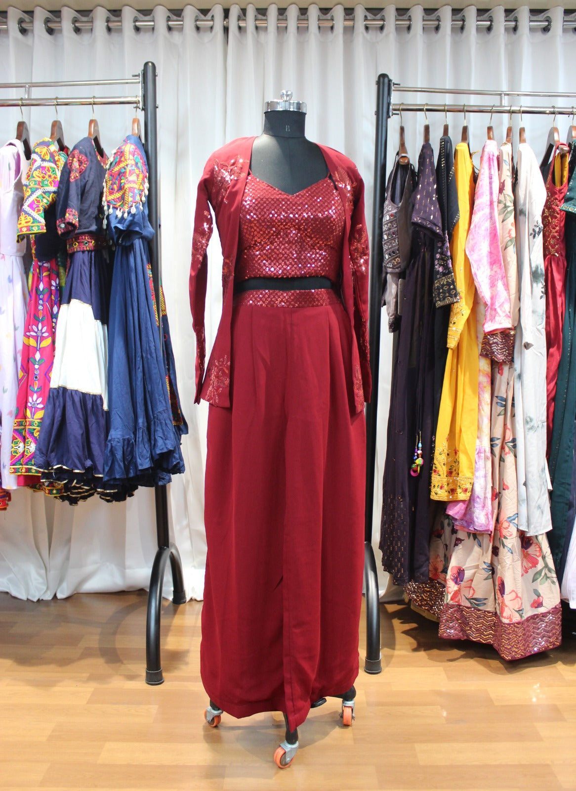 New Designer Exclusive Stitched Ethnic Co-Ords Set Collection