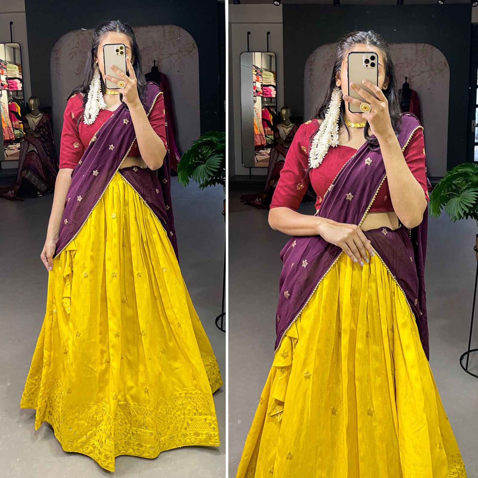 Beautiful Designer Bangalore Lehenga Choli Dno 1504