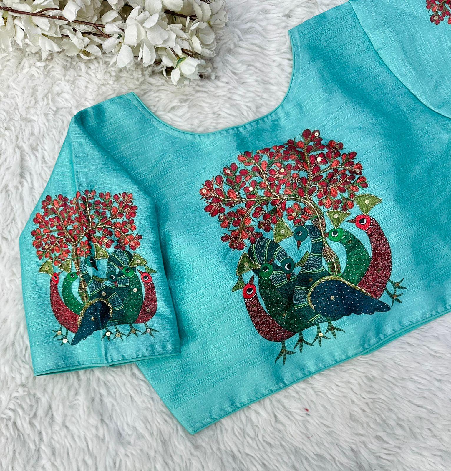 Beautiful Designer Decent Print Blouse