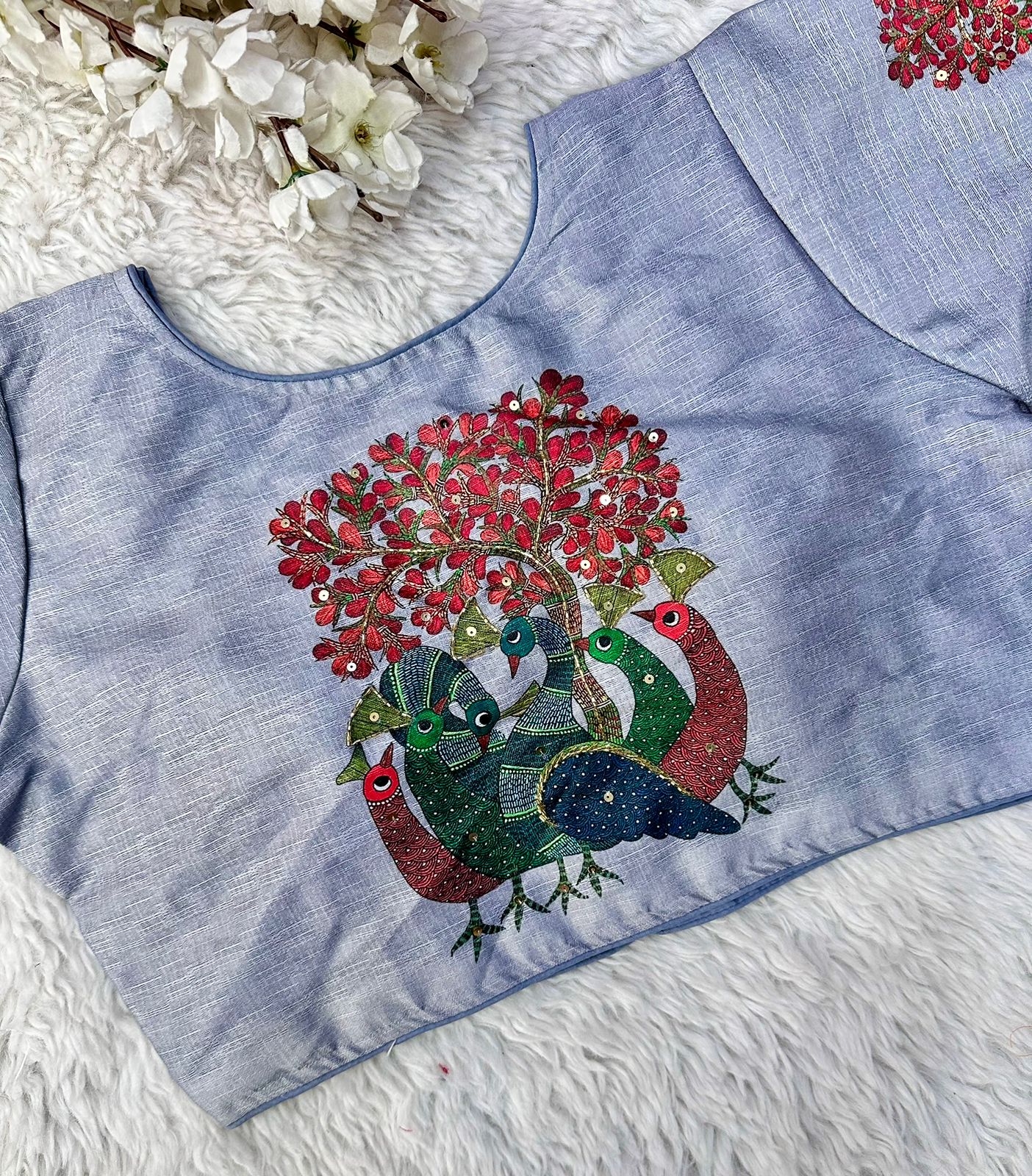 Beautiful Designer Decent Print Blouse