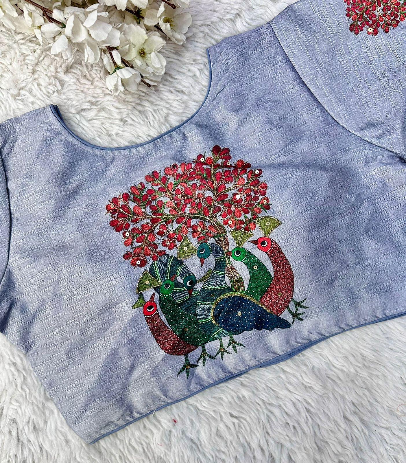 Beautiful Designer Decent Print Blouse