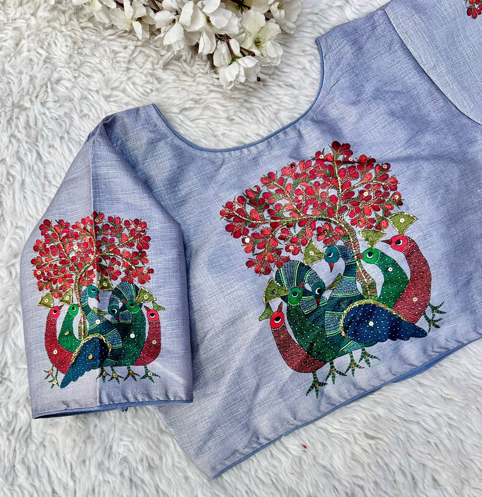 Beautiful Designer Decent Print Blouse