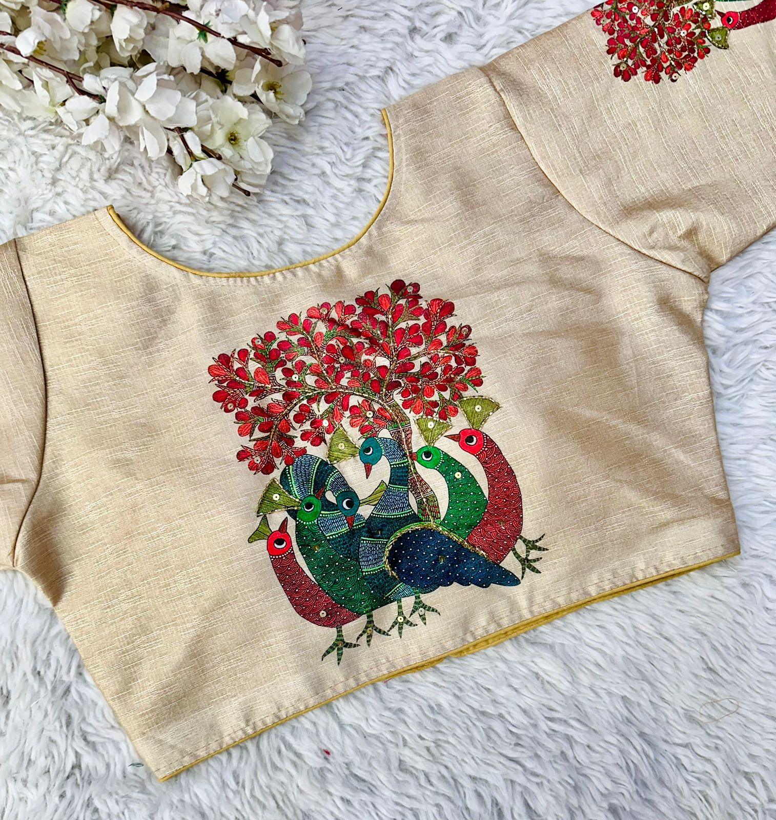 Beautiful Designer Decent Print Blouse