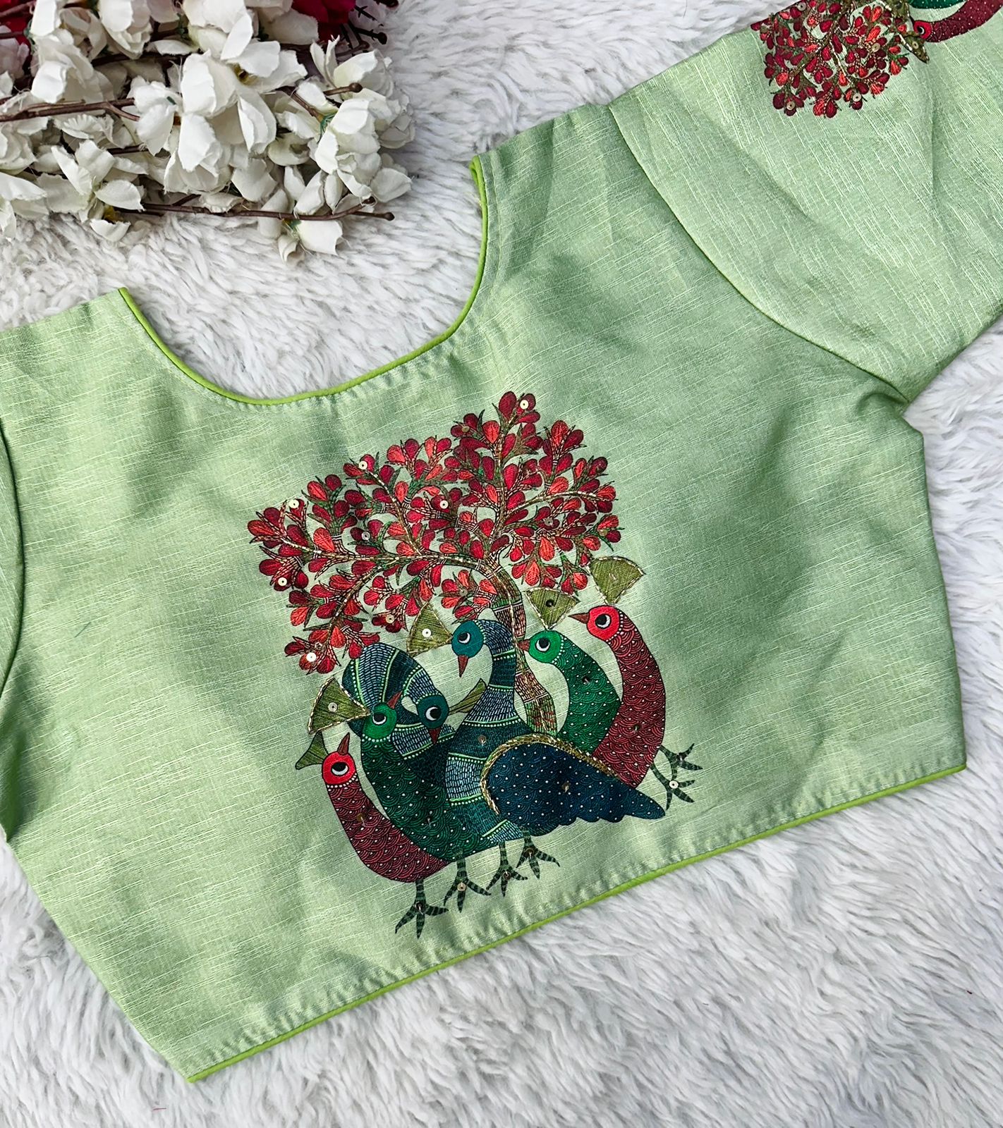 Beautiful Designer Decent Print Blouse