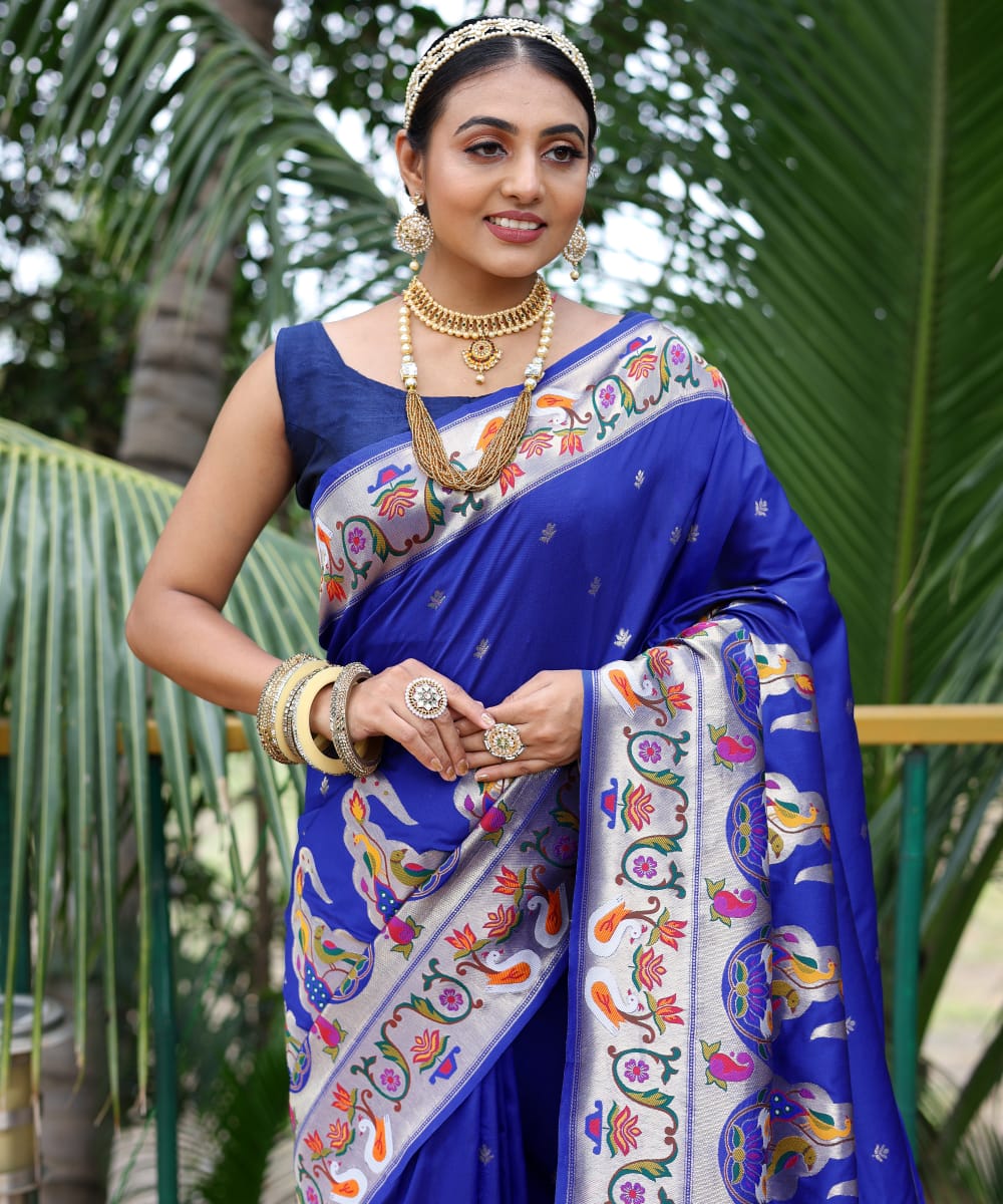 Pure Soft Designer Beautiful Gitanjali Paithani Silk Saree