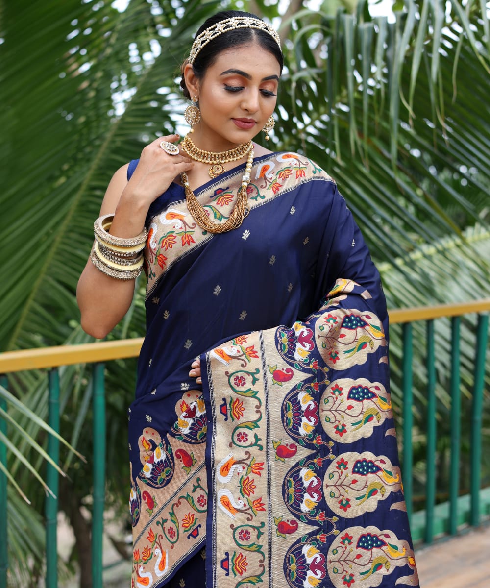 Pure Soft Designer Beautiful Gitanjali Paithani Silk Saree