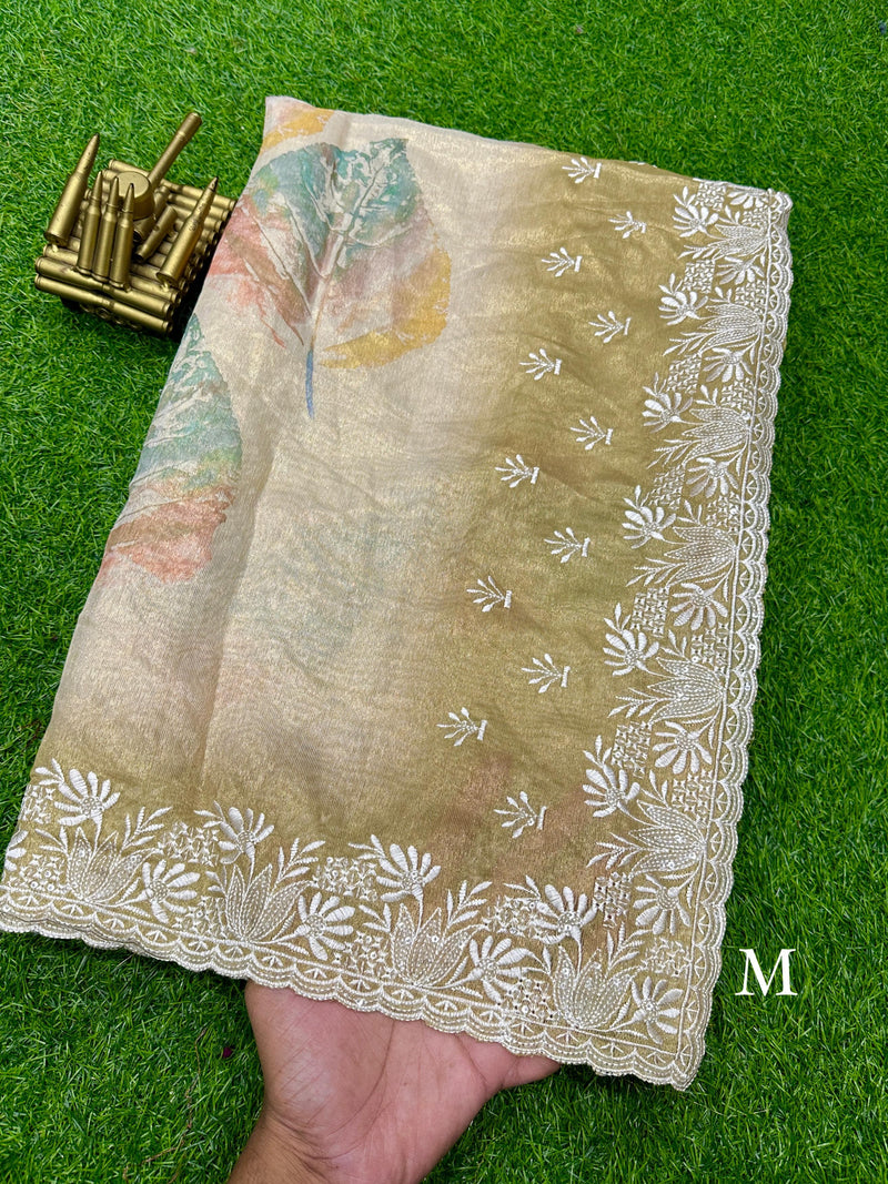 Beautiful Designer Pure Soft Organza Saree