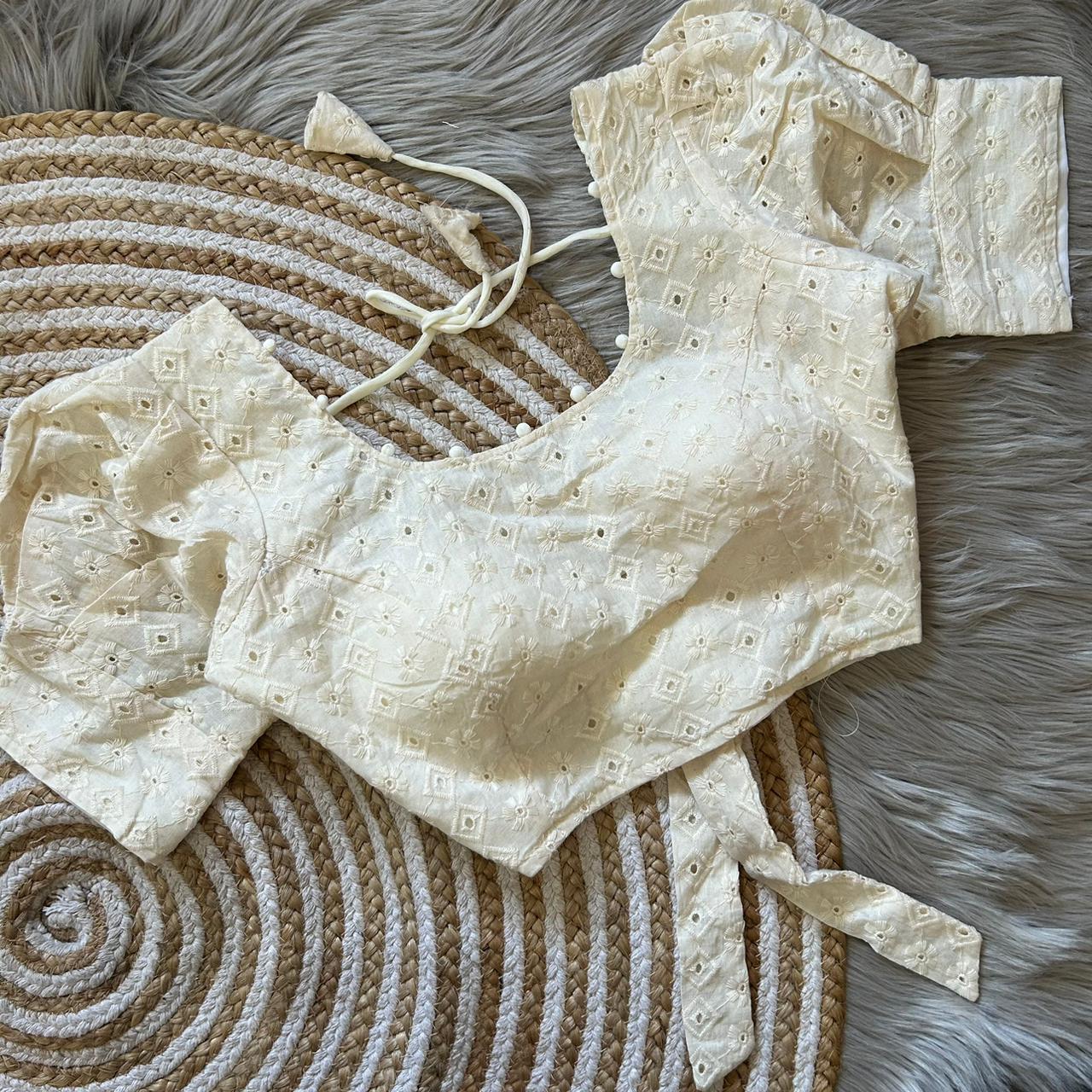 Beautiful Designer Pure Cotton Hakoba Blouse