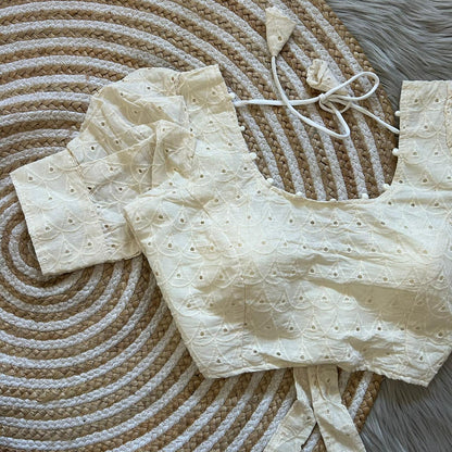 Beautiful Designer Pure Cotton Hakoba Blouse