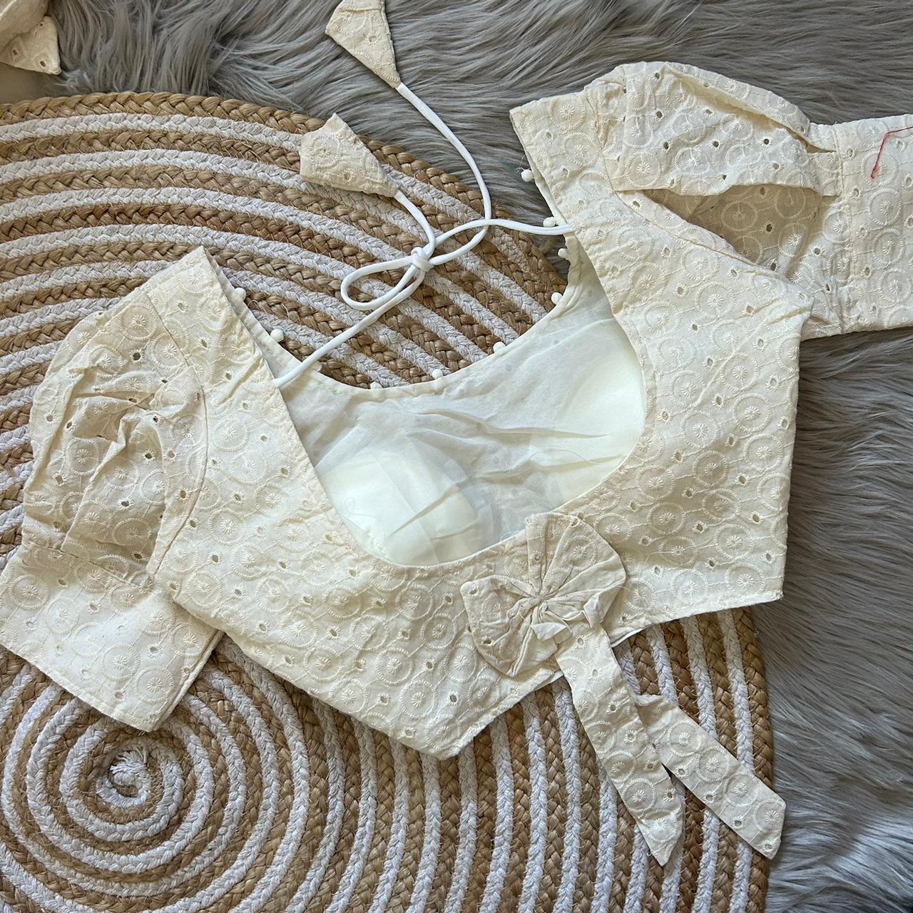 Beautiful Designer Pure Cotton Hakoba Blouse