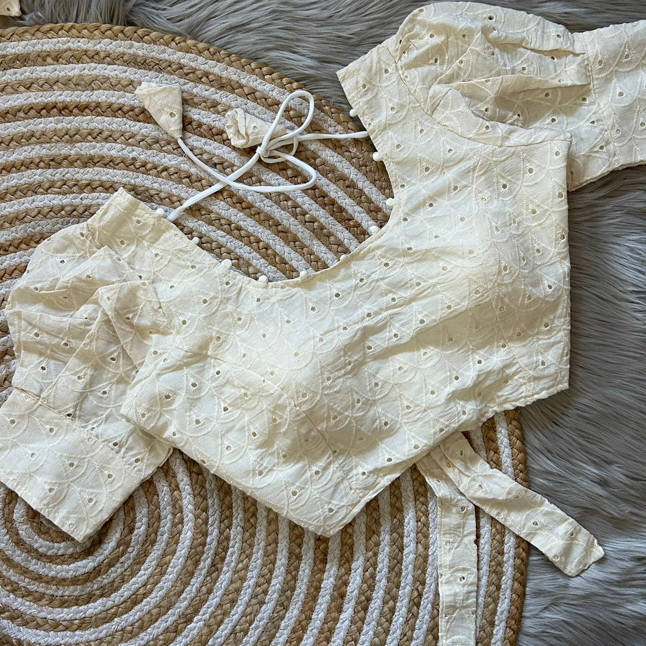 Beautiful Designer Pure Cotton Hakoba Blouse