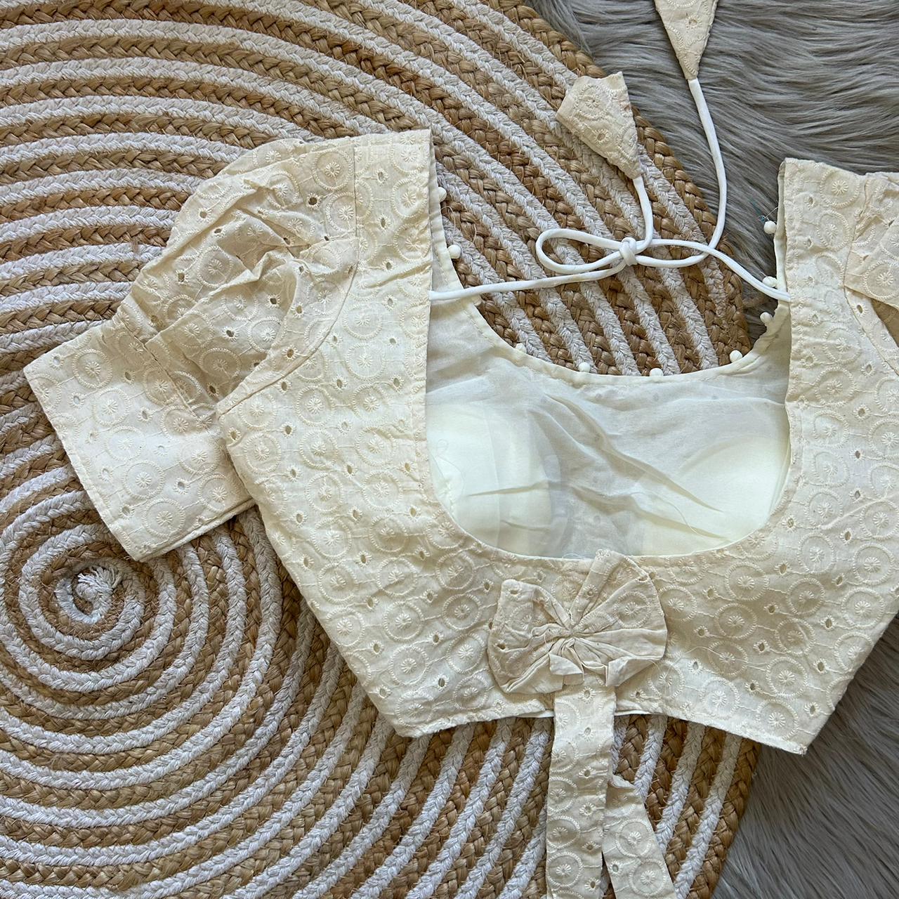 Beautiful Designer Pure Cotton Hakoba Blouse