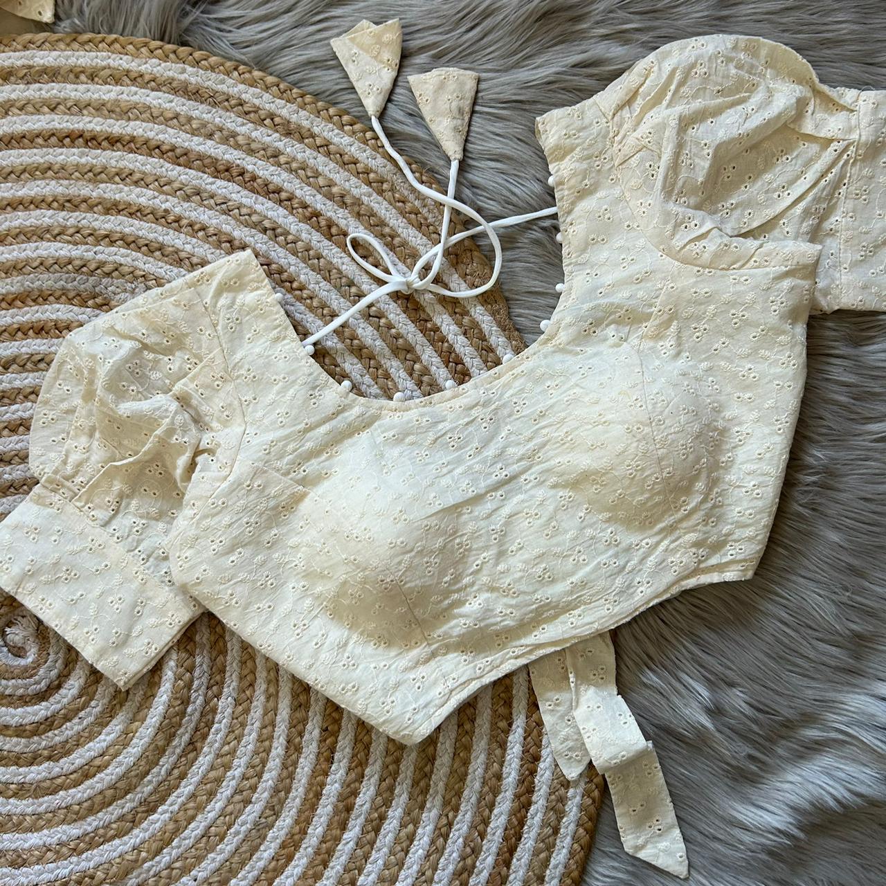 Beautiful Designer Pure Cotton Hakoba Blouse