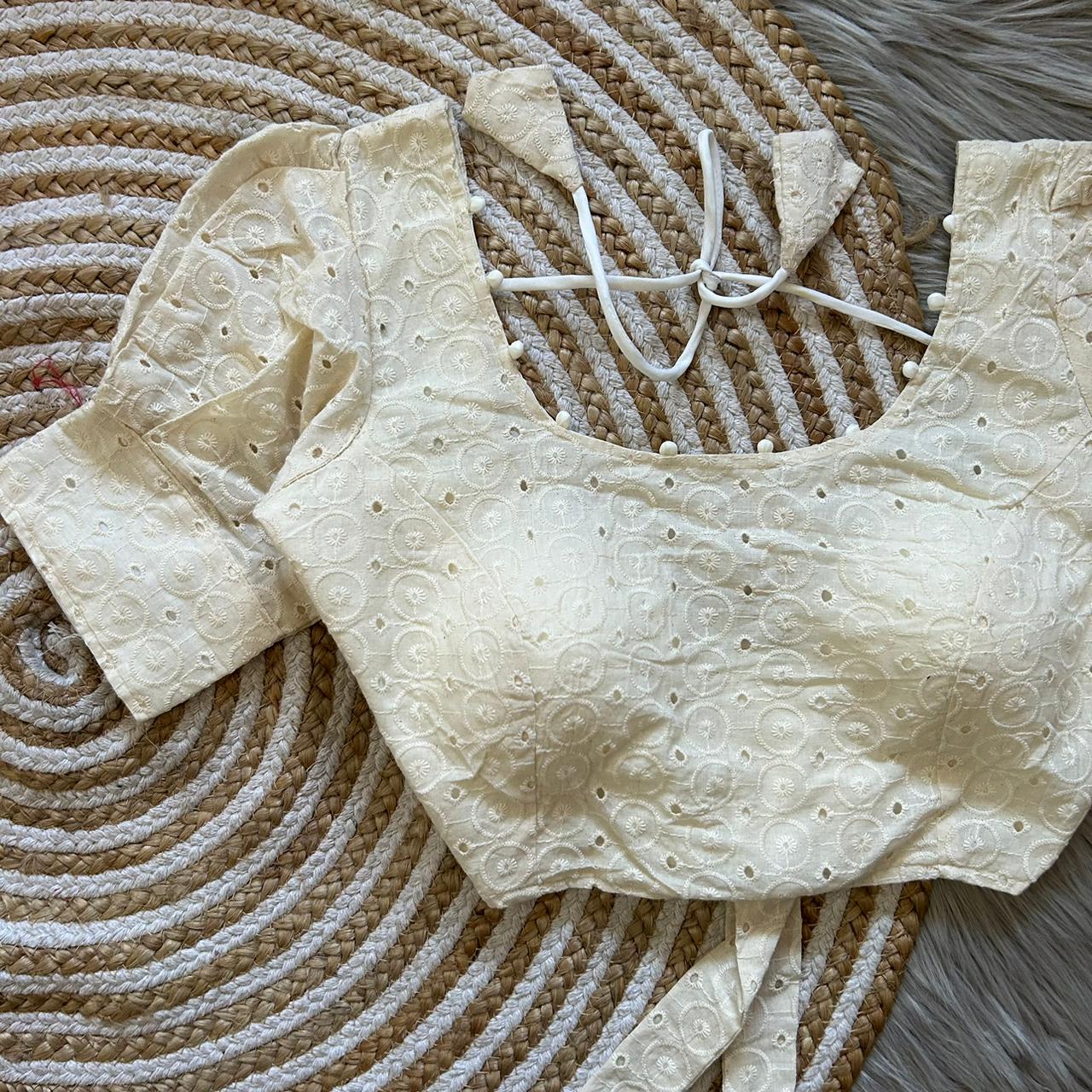 Beautiful Designer Pure Cotton Hakoba Blouse