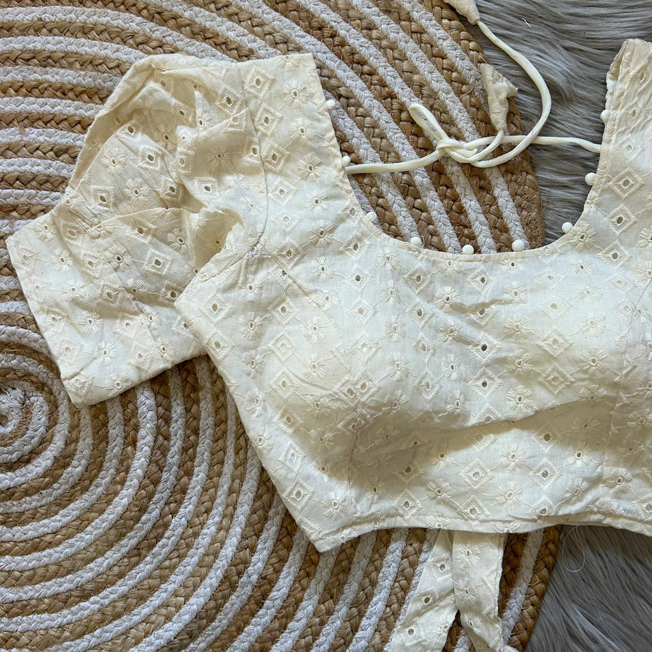 Beautiful Designer Pure Cotton Hakoba Blouse