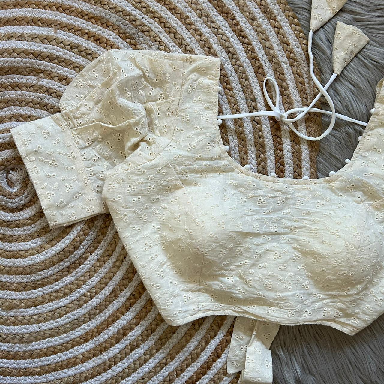 Beautiful Designer Pure Cotton Hakoba Blouse