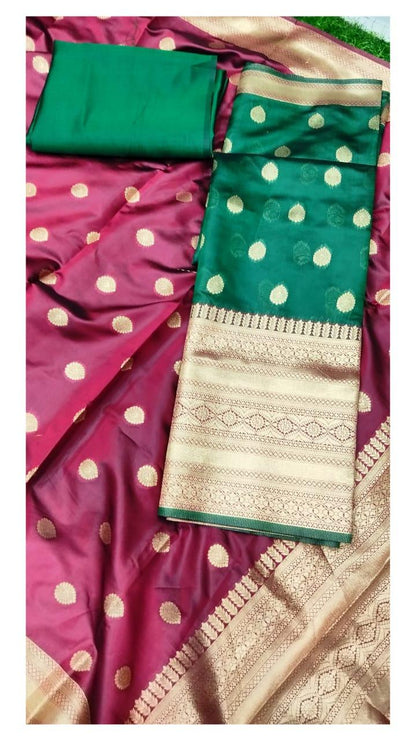 Beautiful Pure Silk Zari Half Saree &amp; Lehenga Set