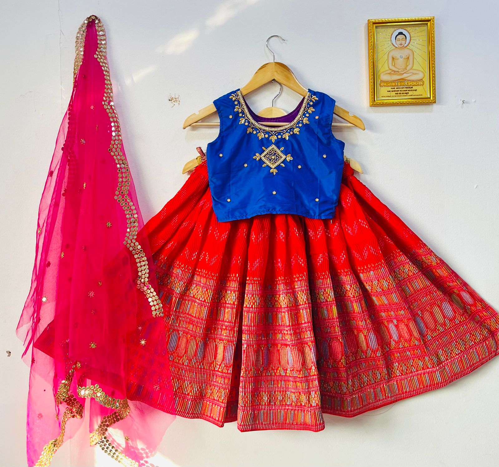 Kid's Beautiful Designer Soft Lehenga Choli