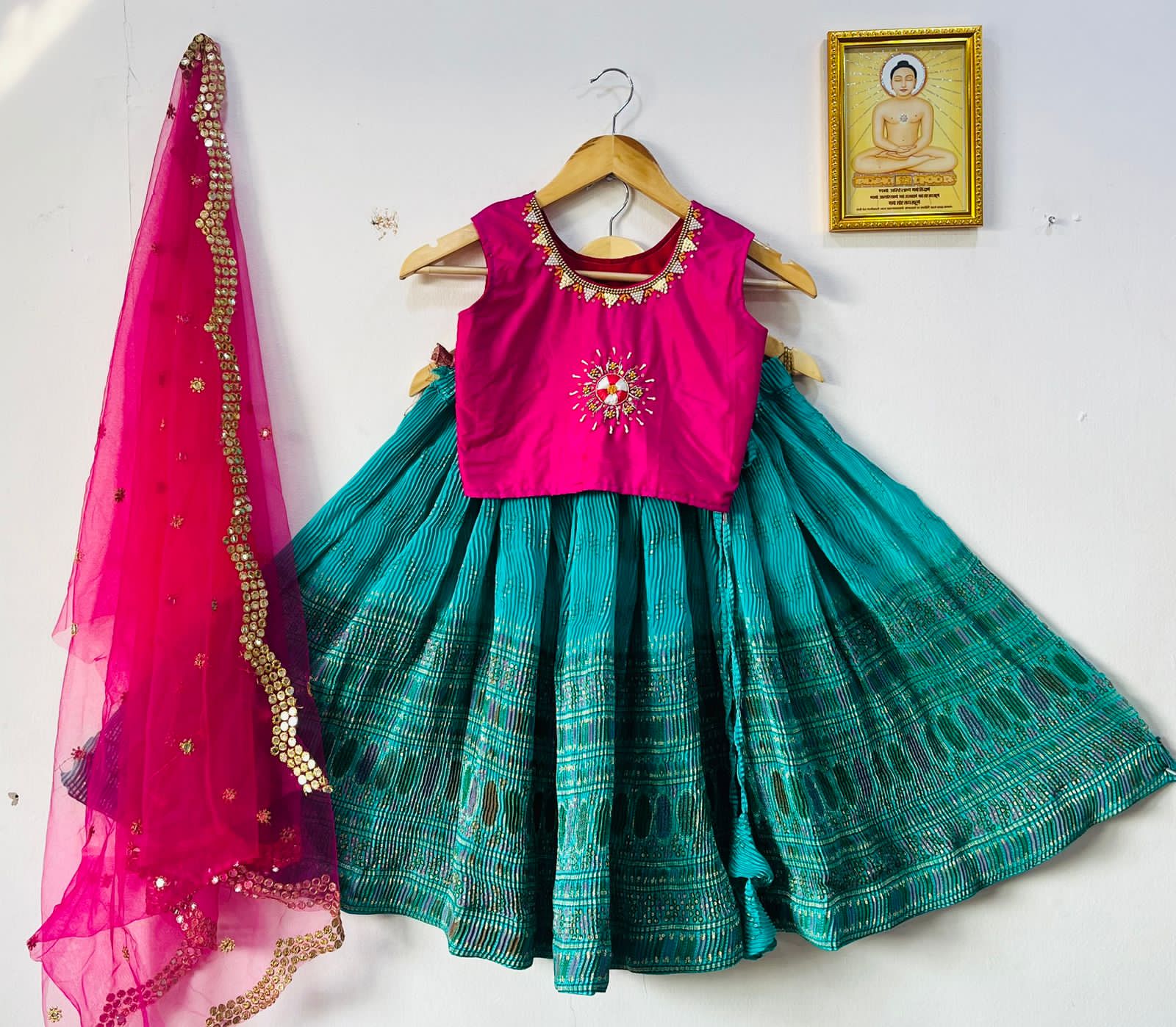 Kid's Beautiful Designer Soft Lehenga Choli