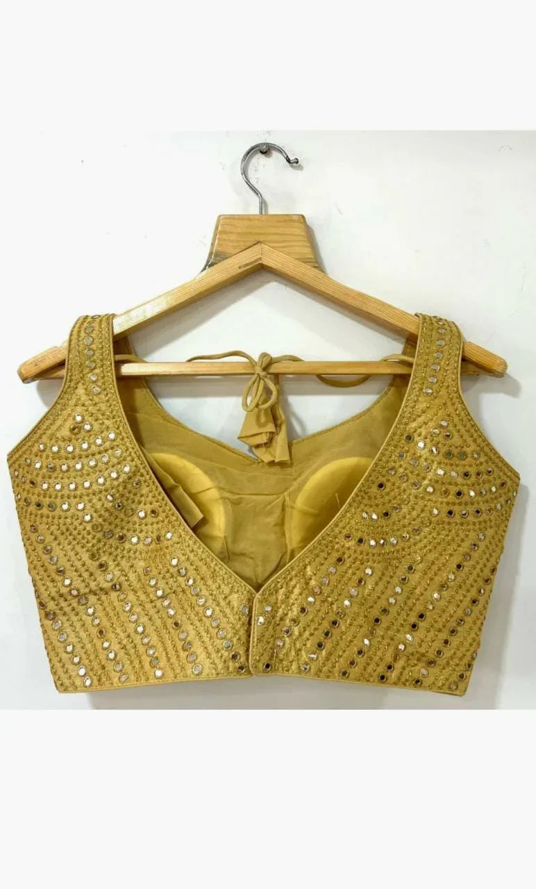Beautiful Designer Phantom Sequenc Garba Blouse
