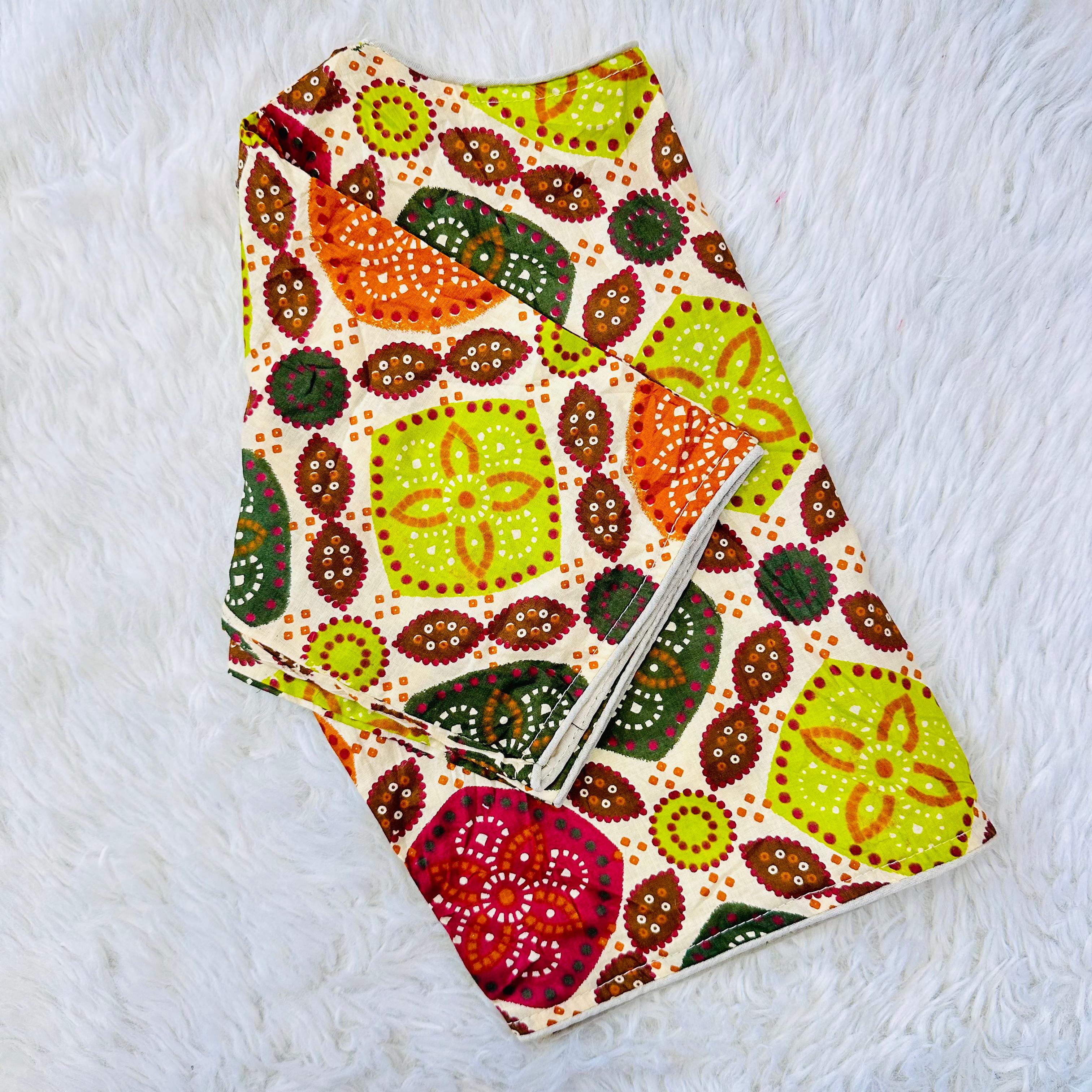 Beautiful Designer Hand Block Print all Over Blouse