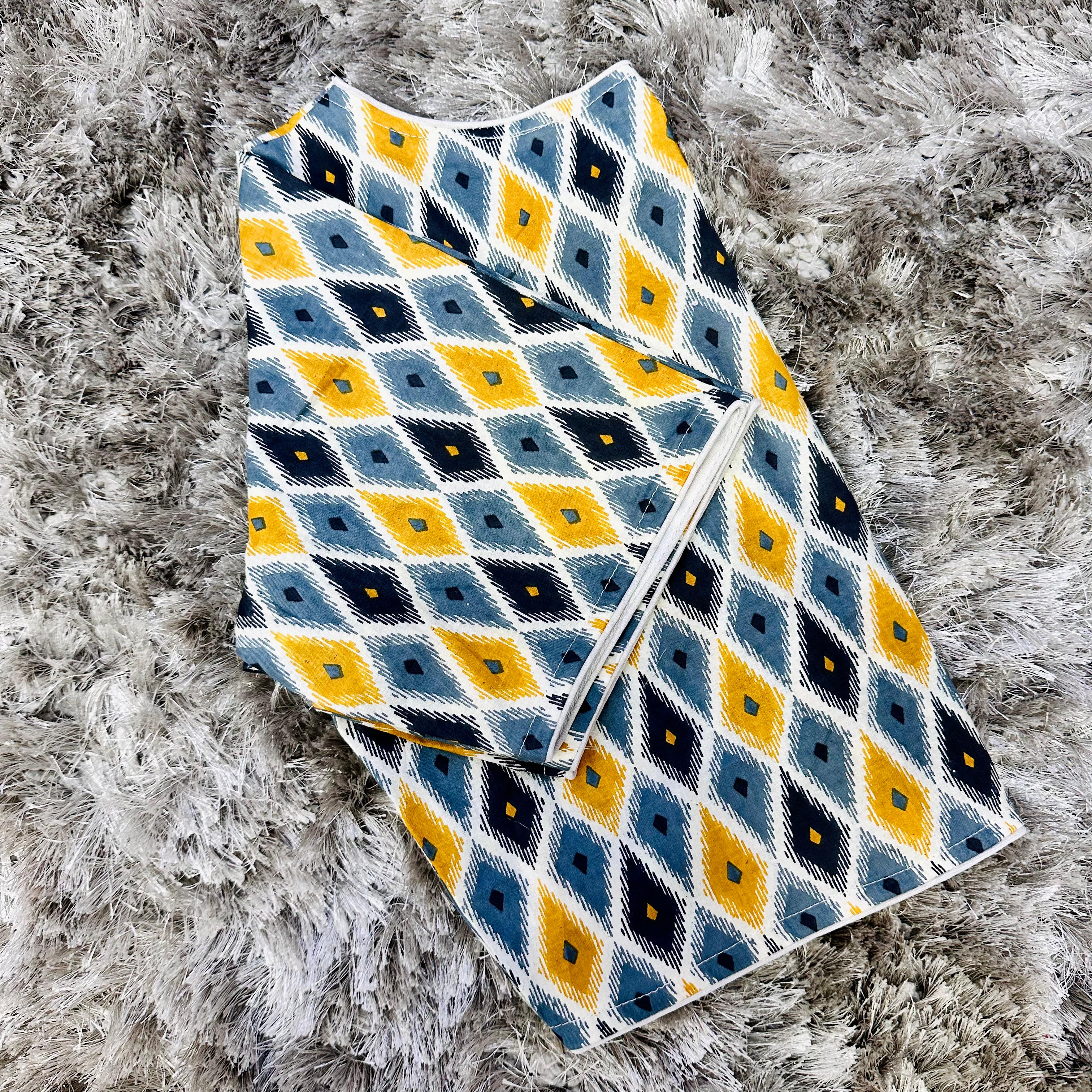 Beautiful Designer Hand Block Print all Over Blouse