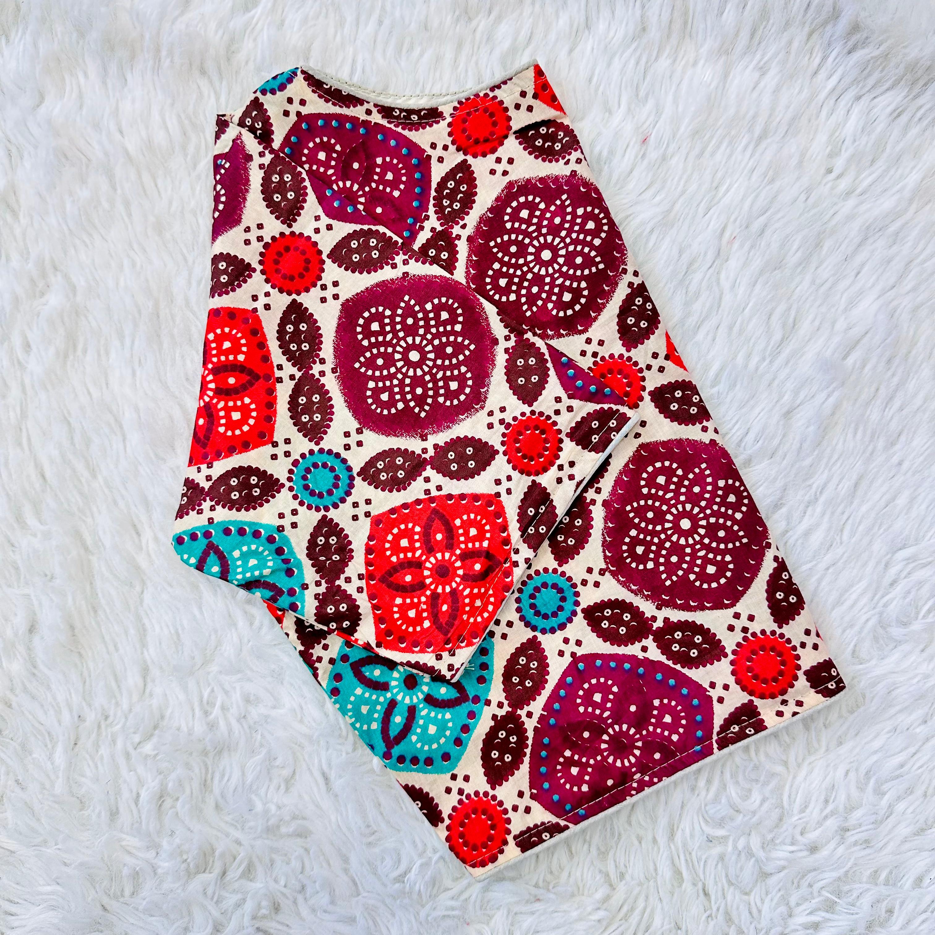 Beautiful Designer Hand Block Print all Over Blouse