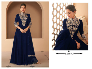 New Party Wear Readymade Begum 5246 Sahara Suit Collection