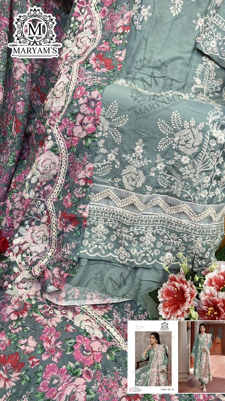 New Party Wear Readymade Maryam’s - 159 Sahara Suit Collection