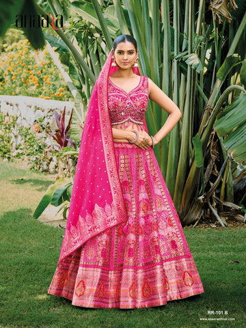 Anaara Tathastu Beautiful Designer Readymade Silk Lehenga Choli