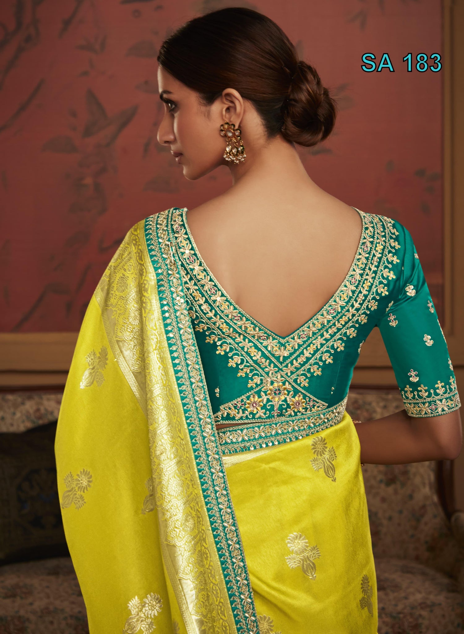 Beautiful Designer Kimora Pure Soft Dola Silk Sindhuri Maharani Silk Wedding Saree 183