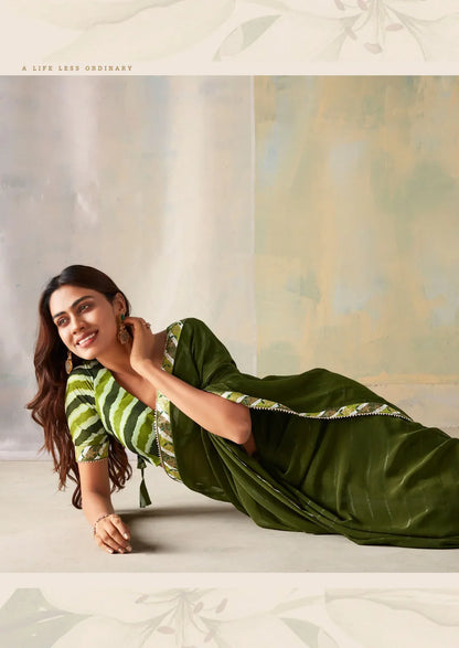 Beautiful Sr Brand Sadi Georgette Fancy Saree