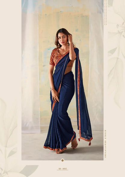 Beautiful Sr Brand Sadi Georgette Fancy Saree