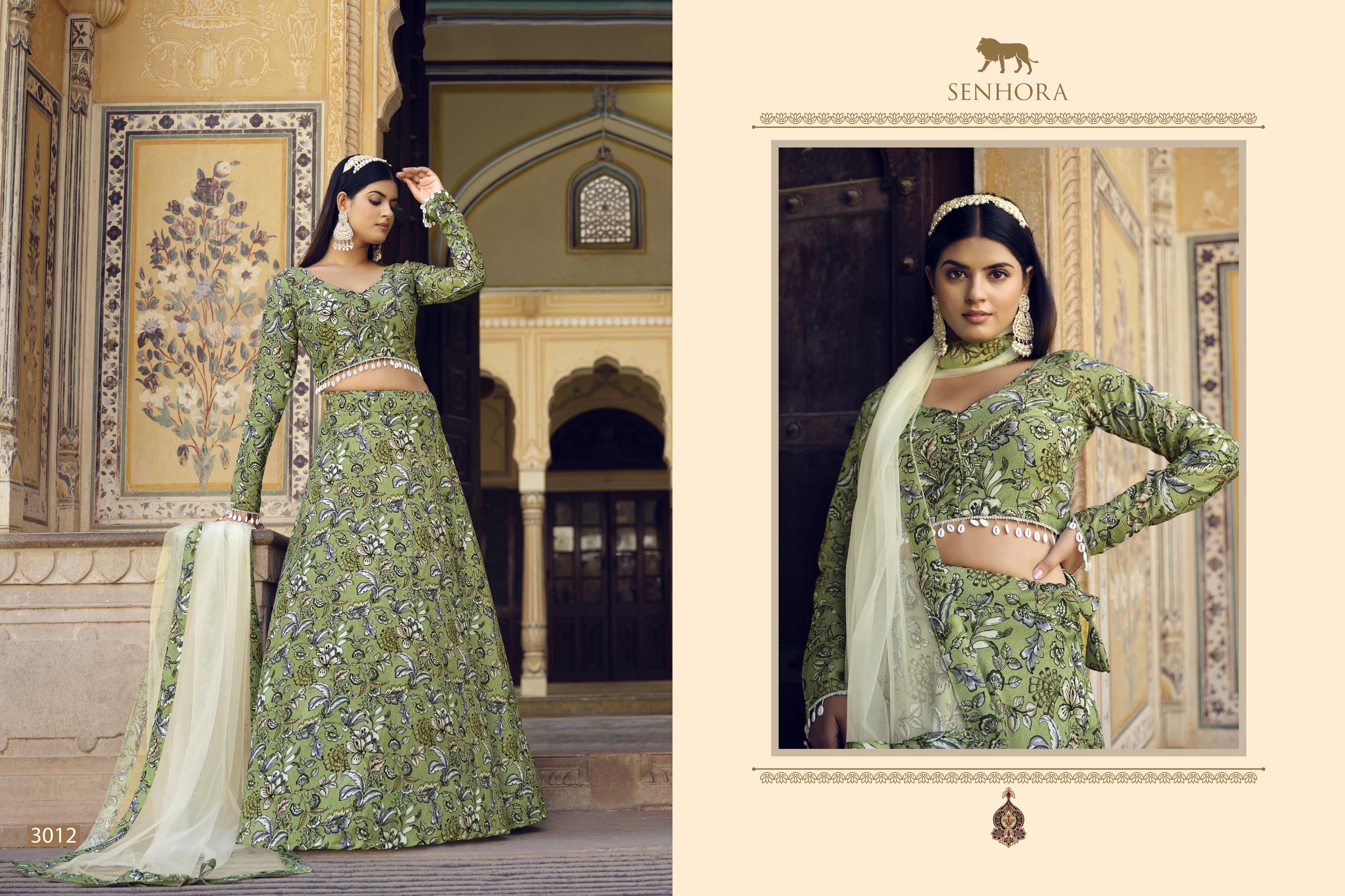 Senhora Titlee Floral Print Lehenga Choli 3012