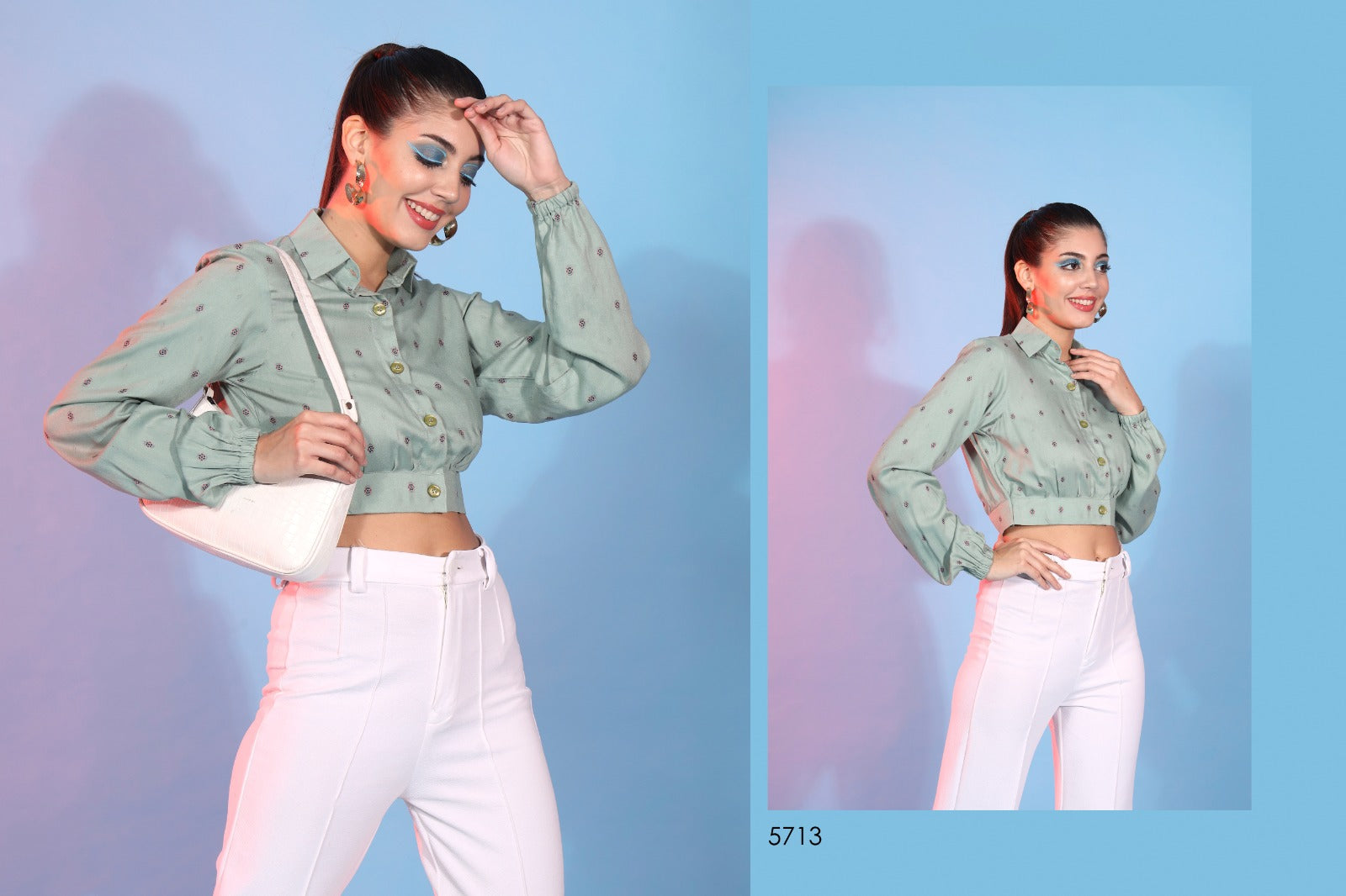 New Party Wear Exclusive Stitched Indo Western Top Collection