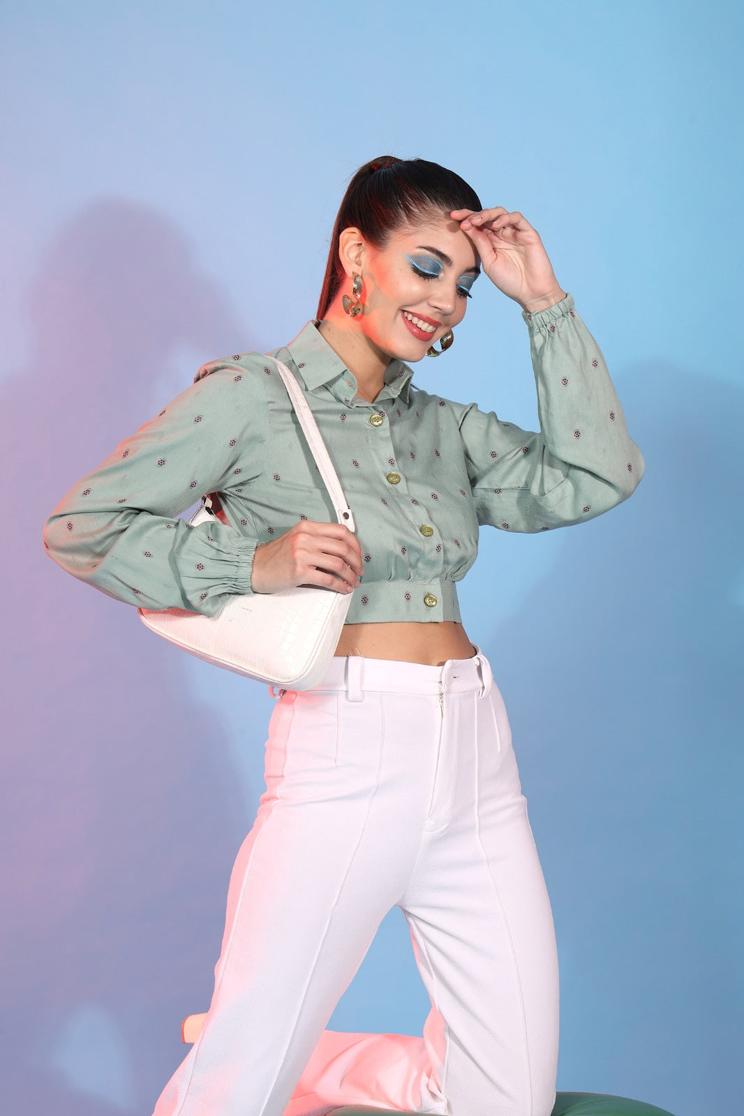 New Party Wear Exclusive Stitched Indo Western Top Collection