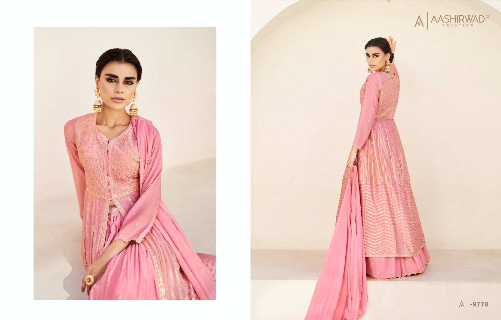 Aashirwad Naaz 9778-9780 Series Latest Designer Readymade Salwar Kameez