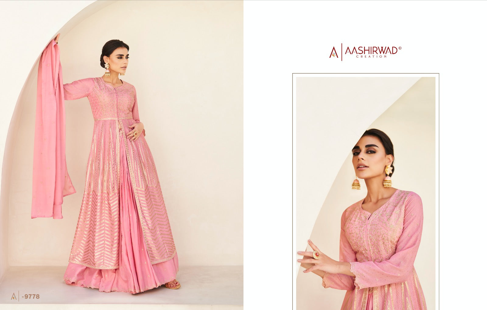 Aashirwad Naaz 9778-9780 Series Latest Designer Readymade Salwar Kameez