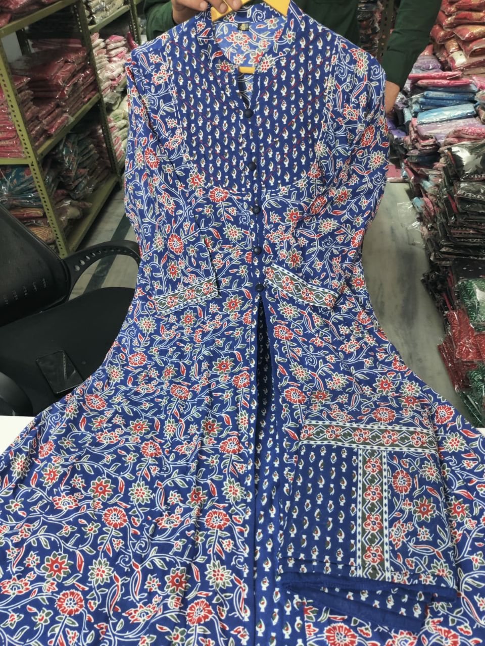 Party Wear Designer Kurti Pant with Organza Dupatta Suit