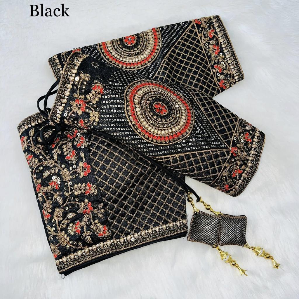 Beautiful Designer Copper Jari Heavy Embroidery Work Blouse