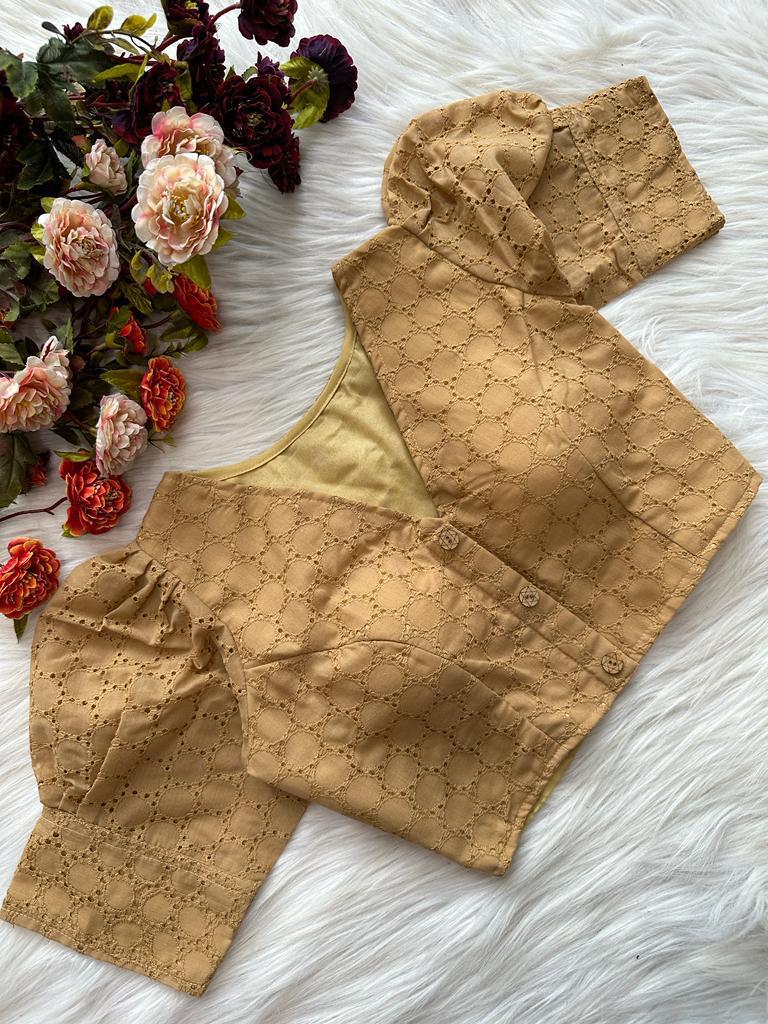 Beautiful Designer Pure Cotton Hakoba Blouse