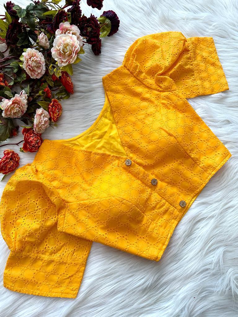 Beautiful Designer Pure Cotton Hakoba Blouse