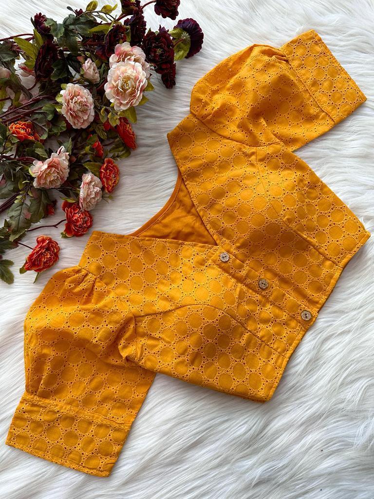Beautiful Designer Pure Cotton Hakoba Blouse