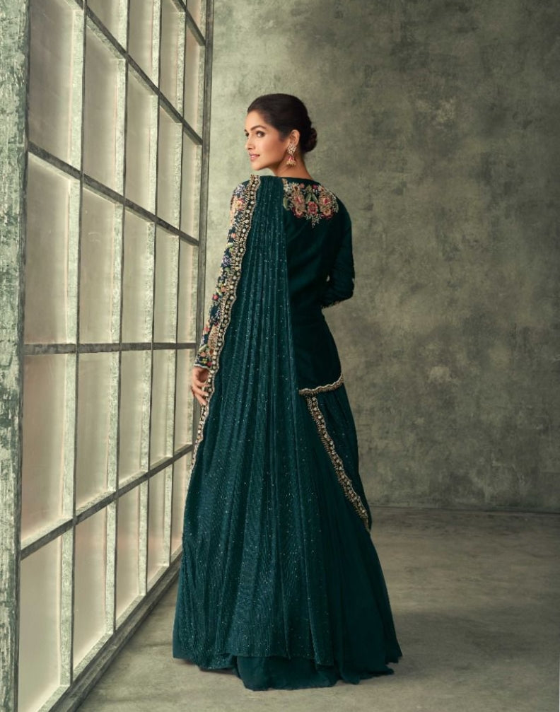 Sayuri Designer Evergreen Function Wear Readymade Long Dresses Catalog