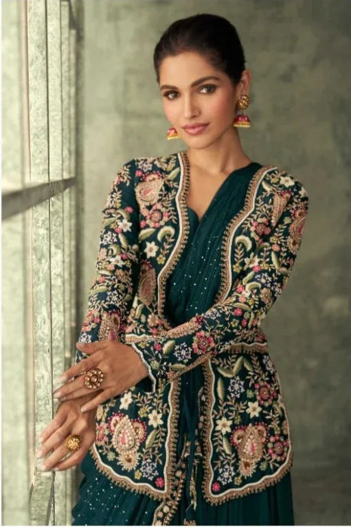 Sayuri Designer Evergreen Function Wear Readymade Long Dresses Catalog