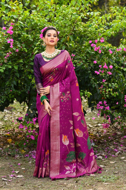 Beautiful Pure tussar Silk Saree