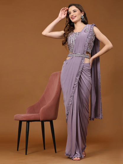 Beautiful Designer Party Wear Ready to Wear Saree Design No 101997