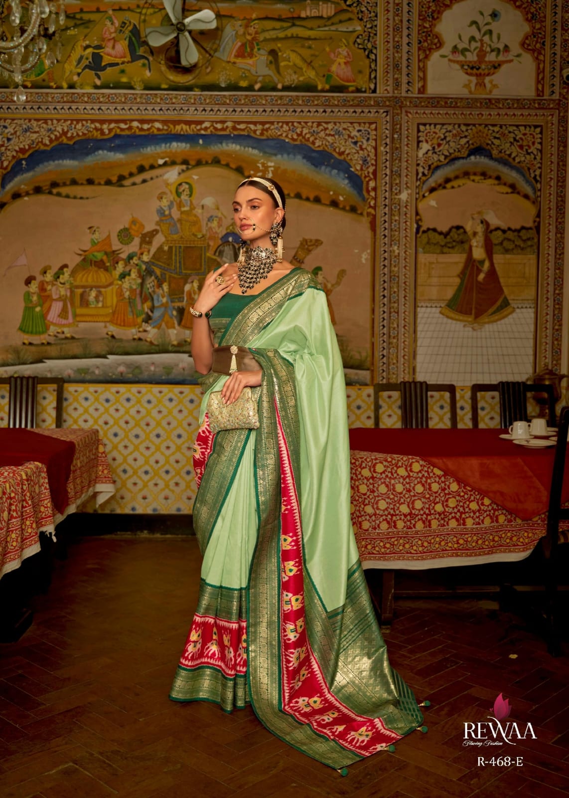 Rewaa Priyam Patola Pure Designer Silk Saree