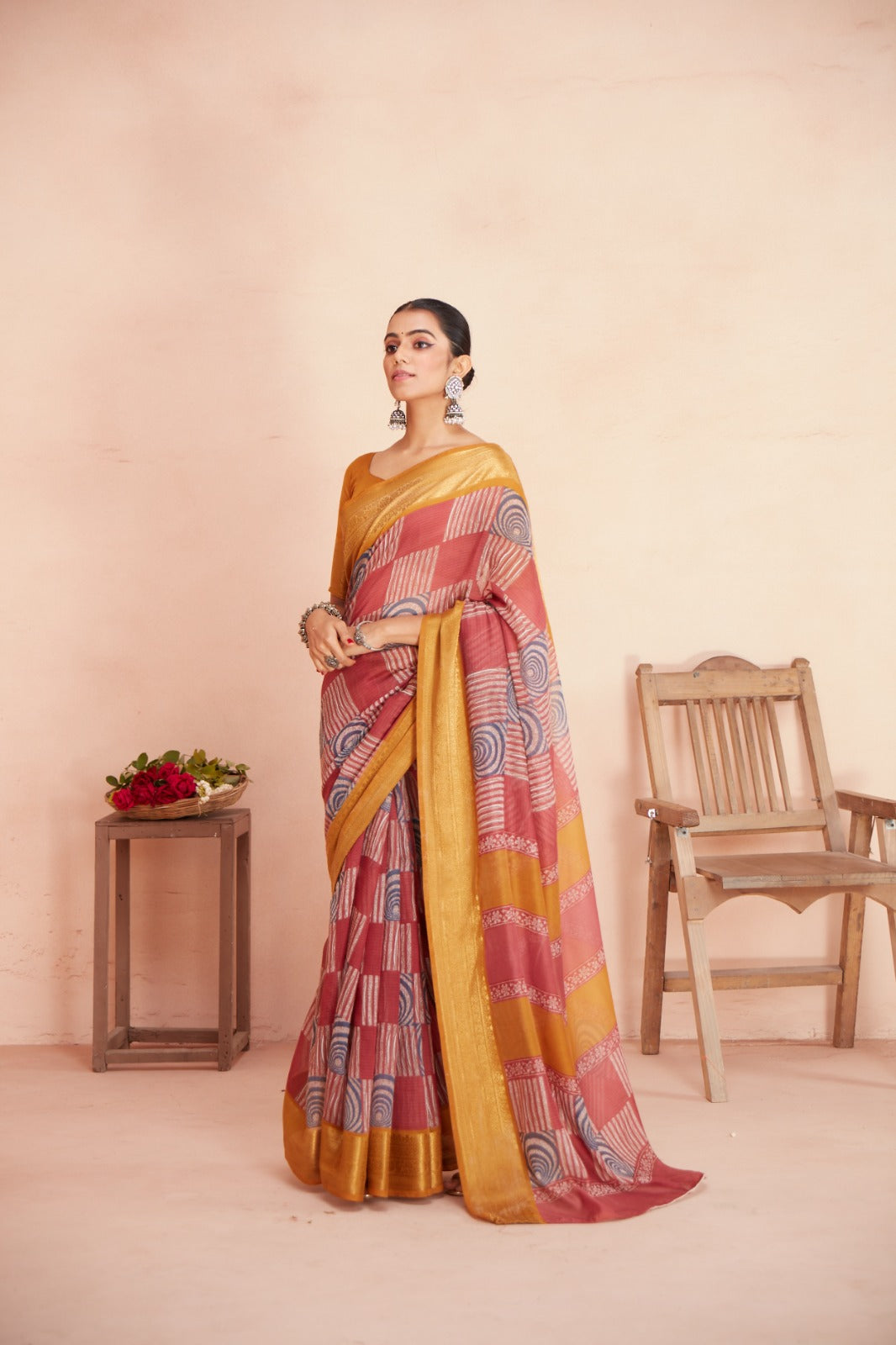 Sr Meera Queen Designer Chanderi Saree Collection